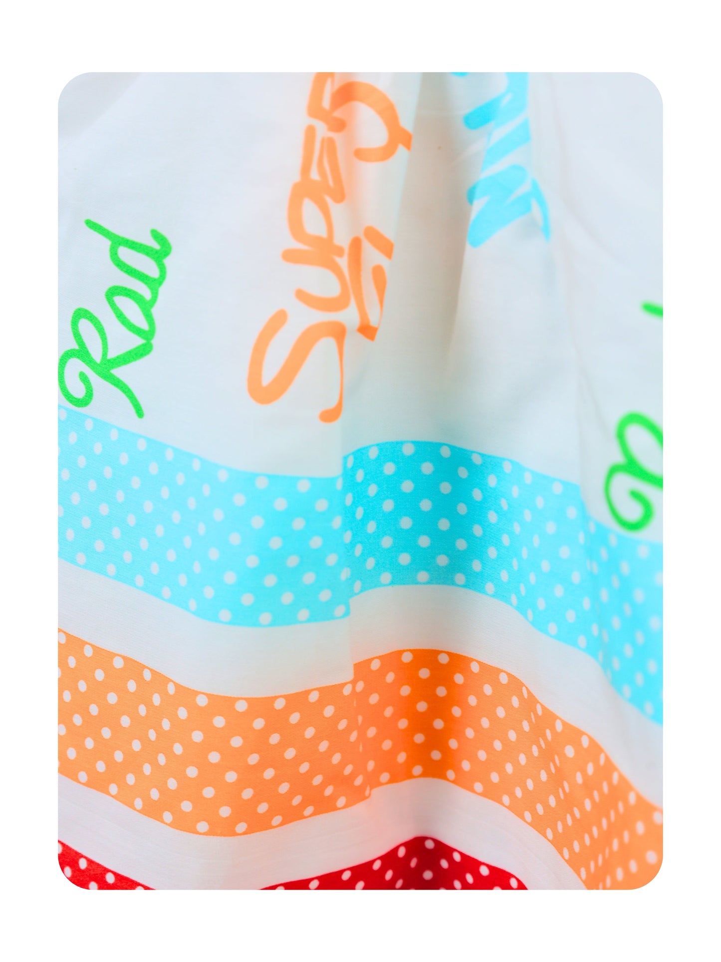 Enfance Sleeveless Floral Applique & Printed Dress - Orange