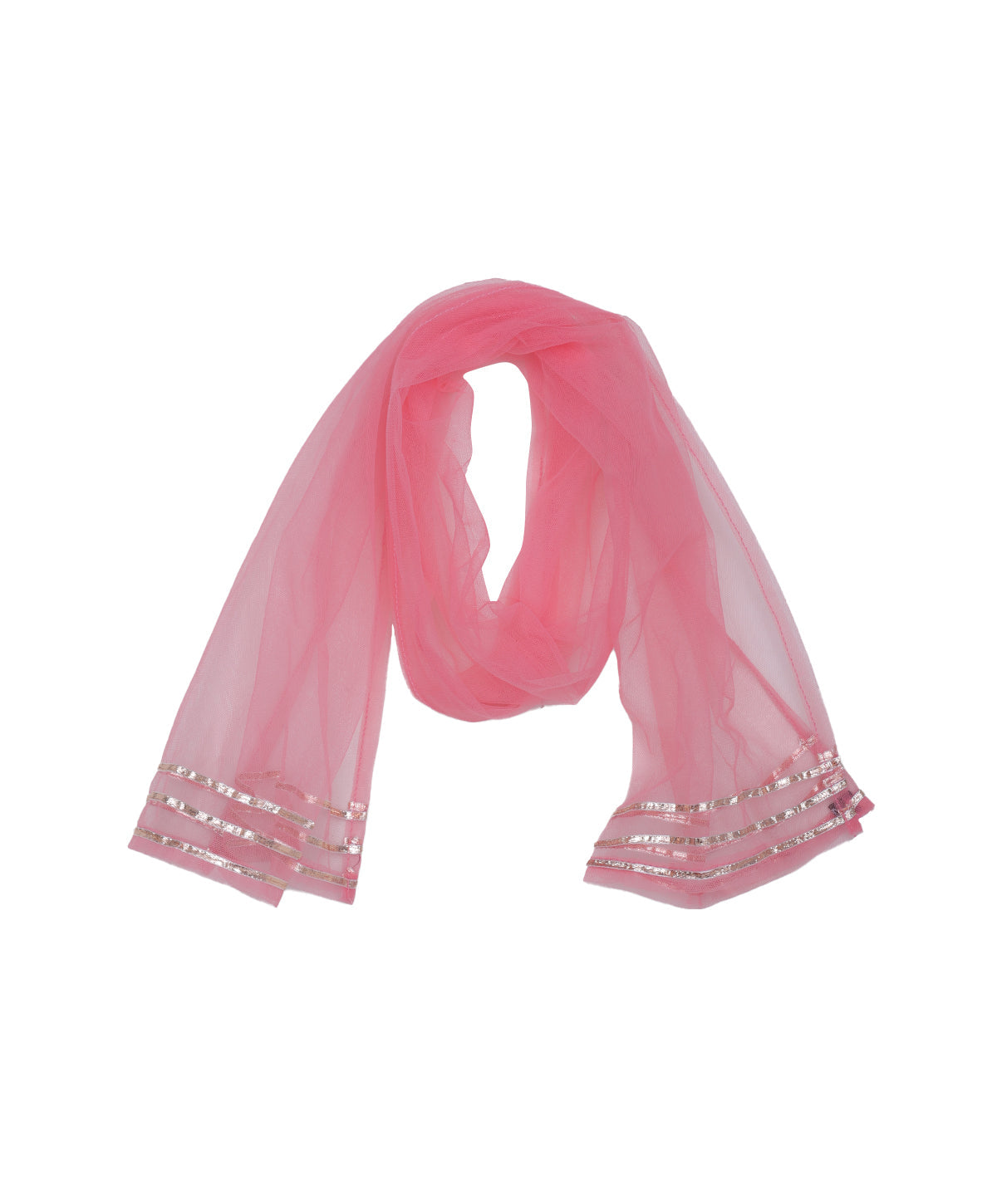 Enfance Three Fourth Sleeves Bandhej Printed Kurta And Sharara -Pink