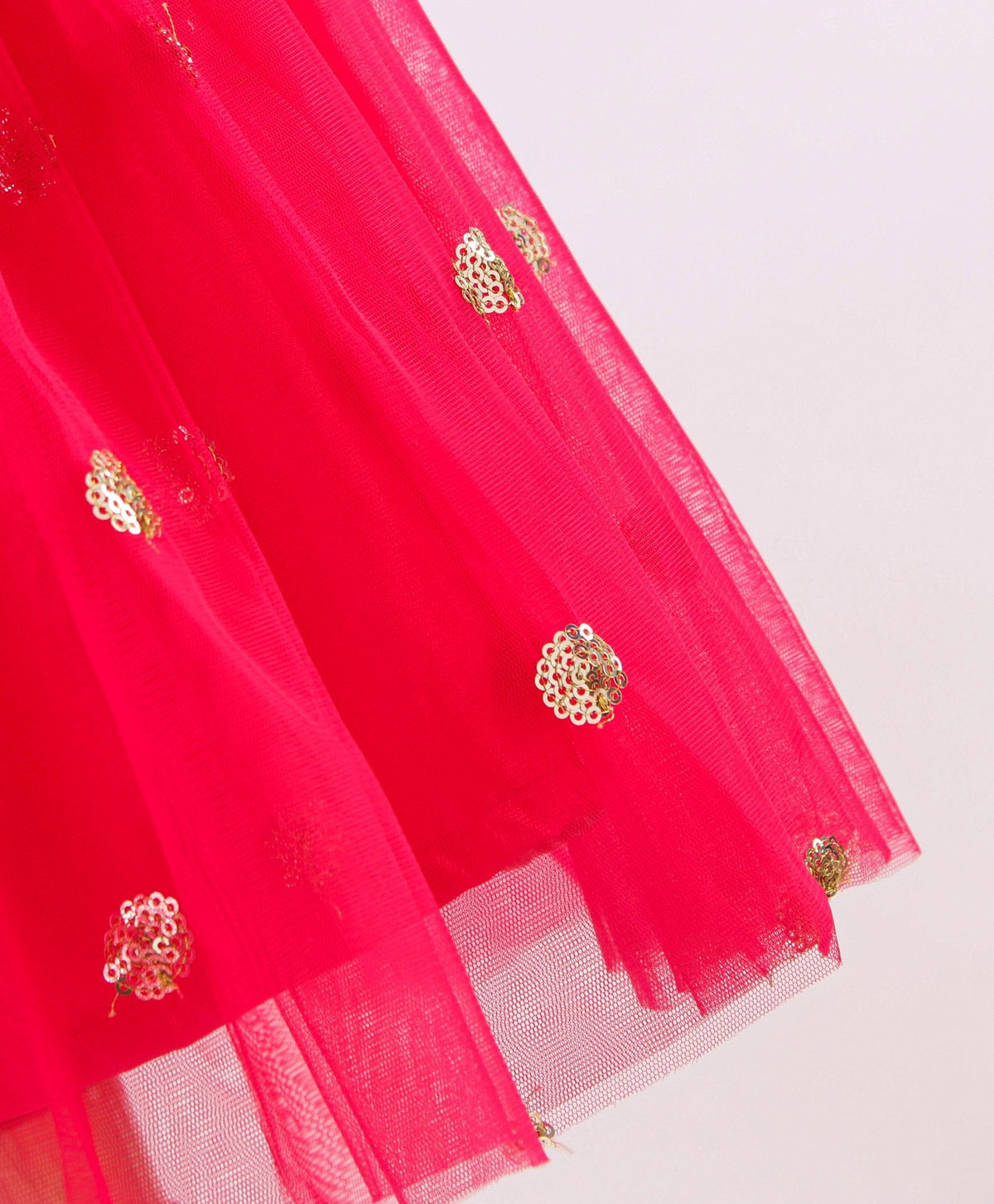 Enfance Sequins Flared Sleeveless Party Dress - Rani