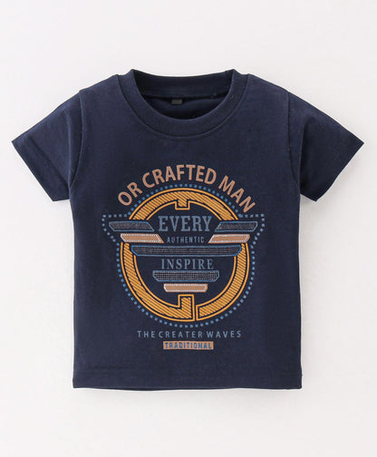 Dapper Dudes Full Sleeves Printed Blazer With Tee & Bottom - Mustard