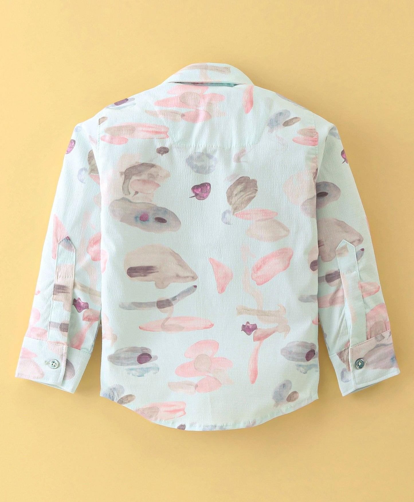 Dapper Dudes Full Sleeves Printed Shirt With Tee & Bottom - Pista