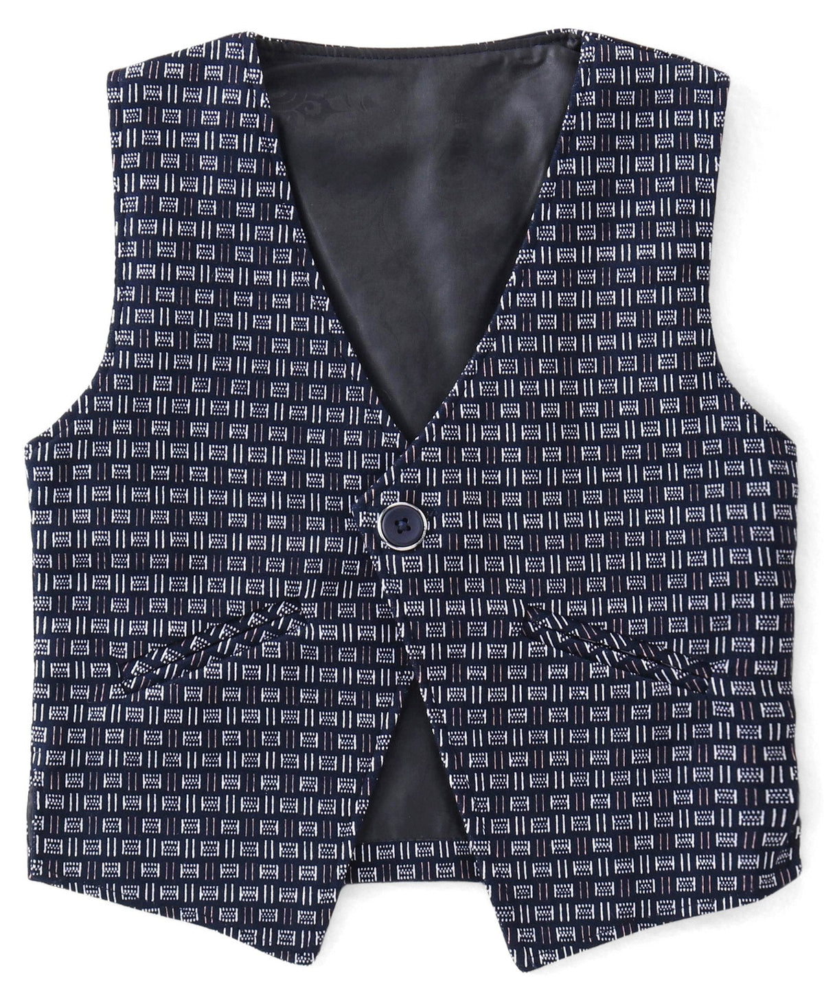 Dapper Dudes Full Sleeves Shirt With Waistcoat, Bow ,Cap & Bottom - Orange