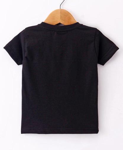 Dapper Dudes Full Sleeves Alphabets Print Jacket With Tee - Black