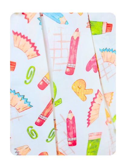 Enfance Sleveelees Pencil Printed Dress Casual Dress -Red