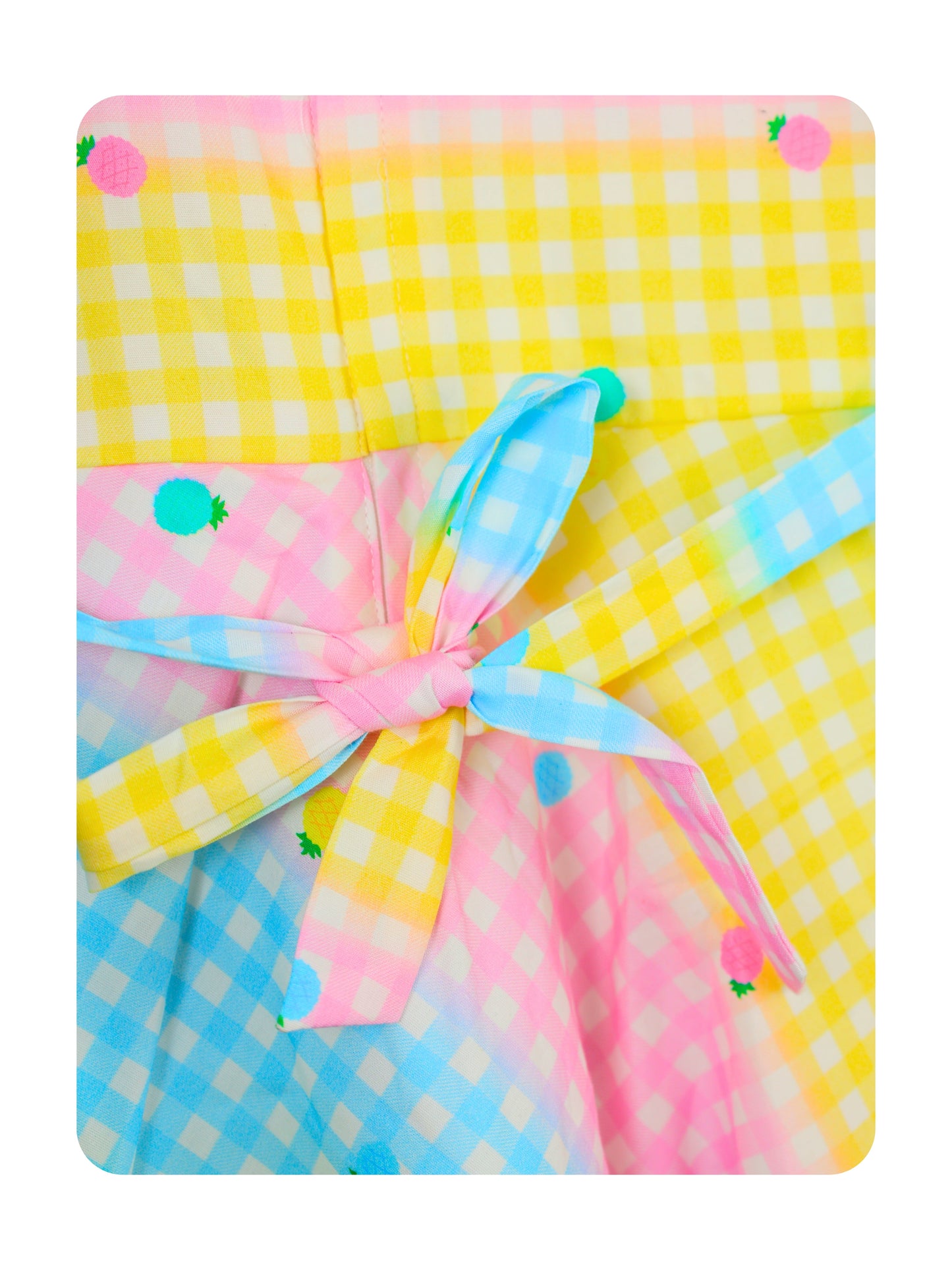 Enfance Short Sleeves Polka Dot Printed Dress - Pink