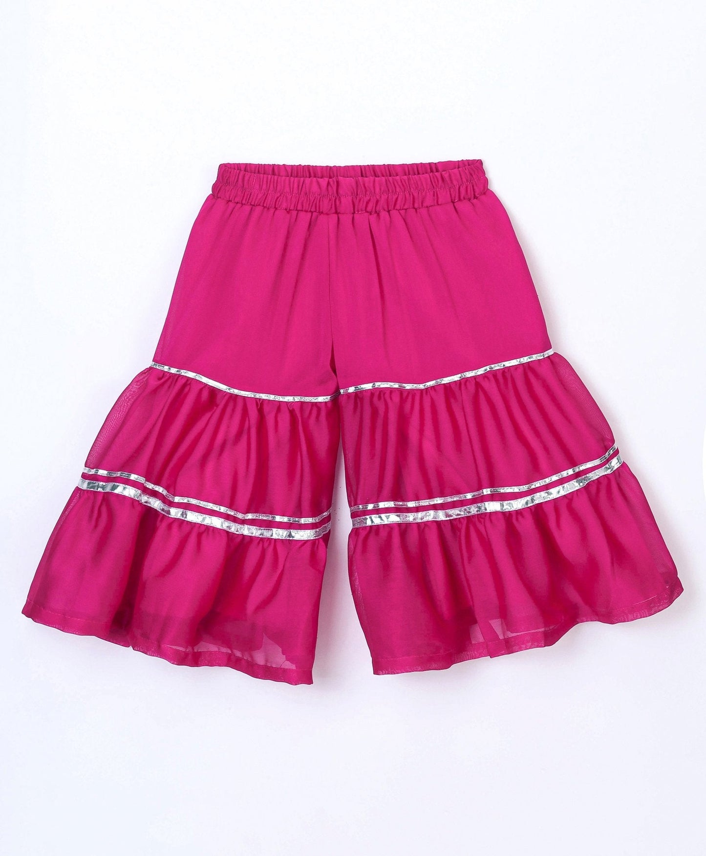 Enfance Sleveeless Gharara Dress With Duppatta-D.Pink
