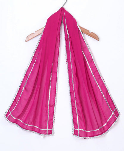 Enfance Sleveeless Gharara Dress With Duppatta-D.Pink