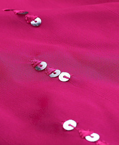 Enfance Sleveeless Gharara Dress With Duppatta-D.Pink