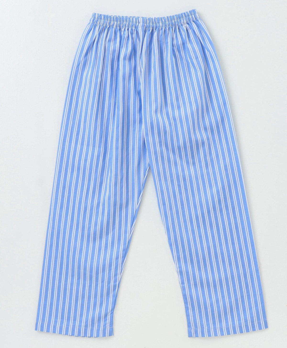 Enfance Full Sleeves Stripe Printed Nightsuit - Blue