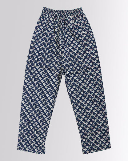 Enfance Star  Printed Pure Cotton Night Suit - Blue