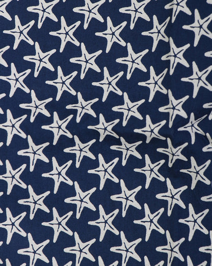 Enfance Star  Printed Pure Cotton Night Suit - Blue