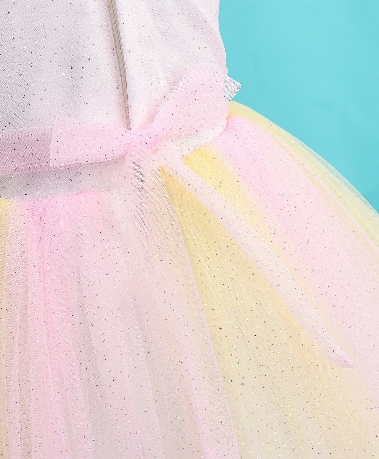 Enfance Sleeveless Flare Dress With Flower Applique-Pink