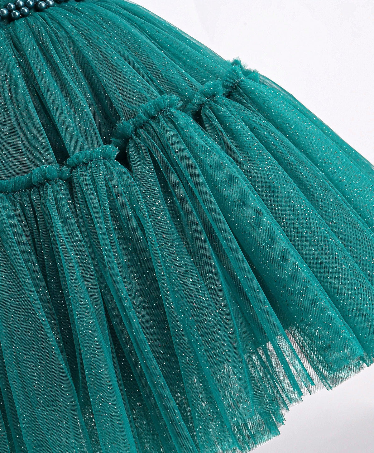Enfance Sleeveless Flare Dress -D.Green