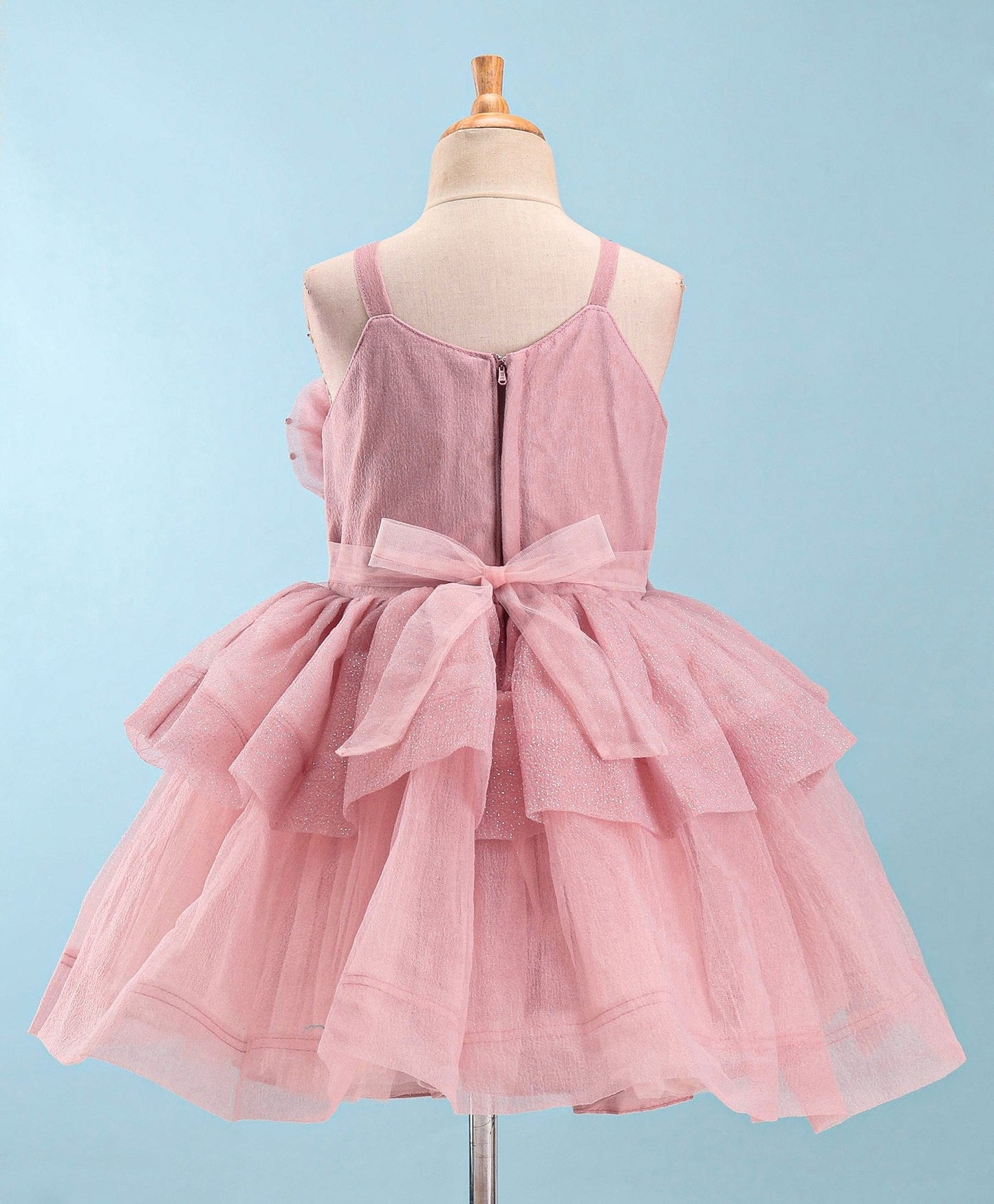 Enfance Sleeveless Flare Dress -Onion Pink