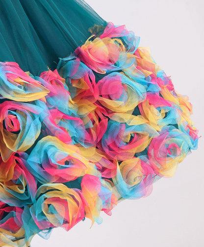 Enfance Sleeveless Flare Dress-P.Blue