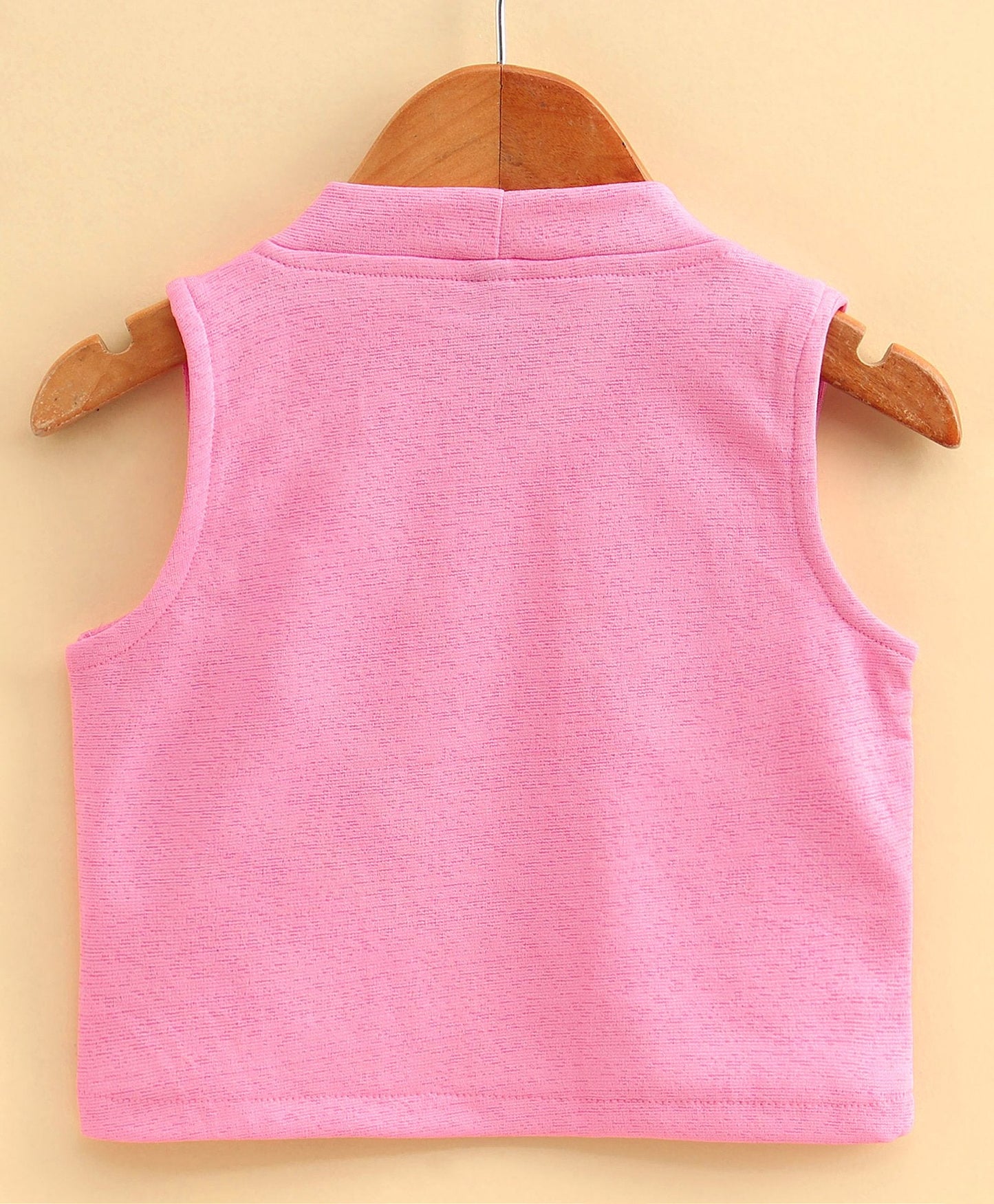 Enfance Full Sleeves Flower Printed Asymmetrical Dress With  Shrug - Pink