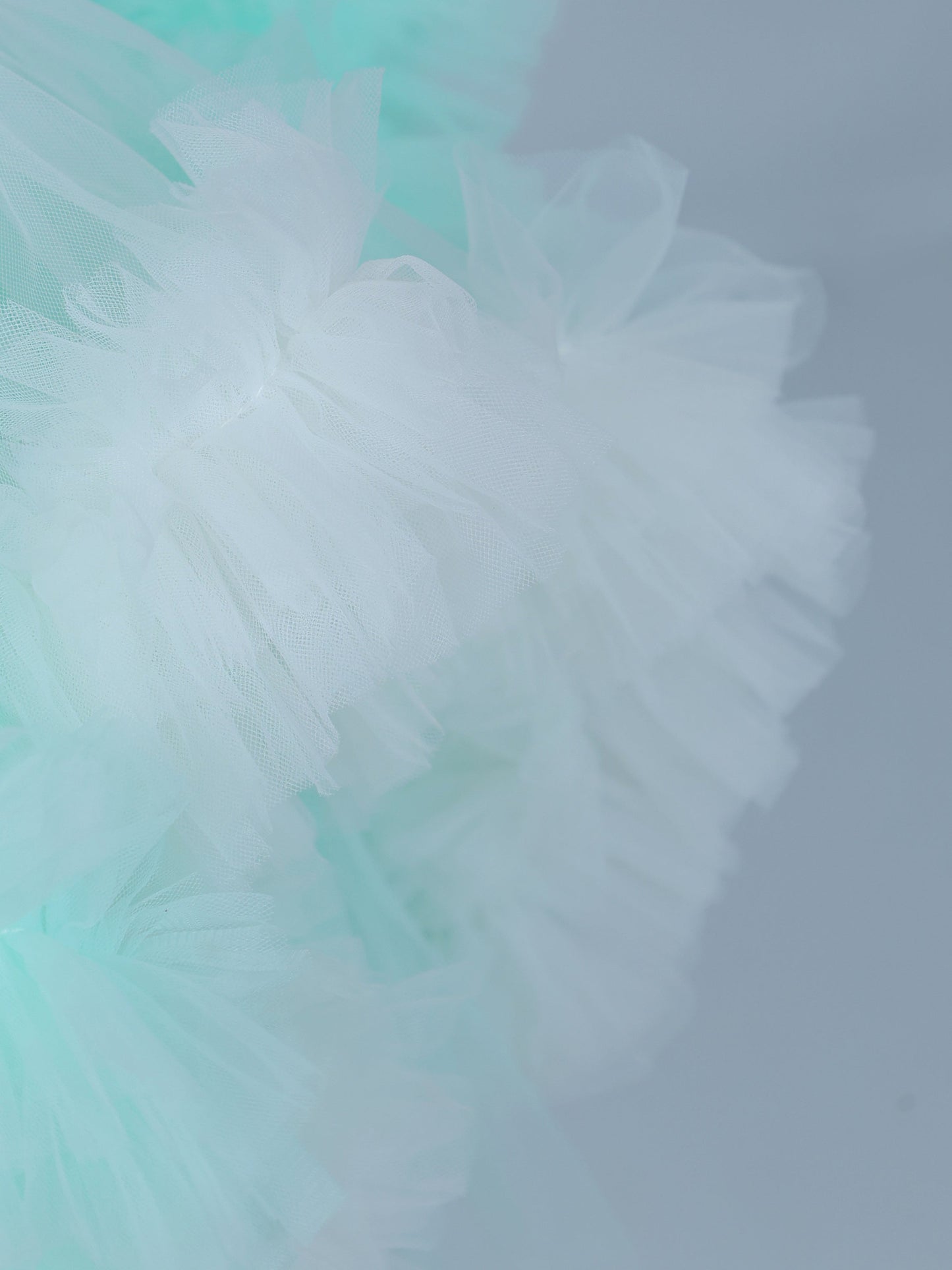 Enfance Sleeveless Embellished Tutu Dress with Ruffles - C.Green
