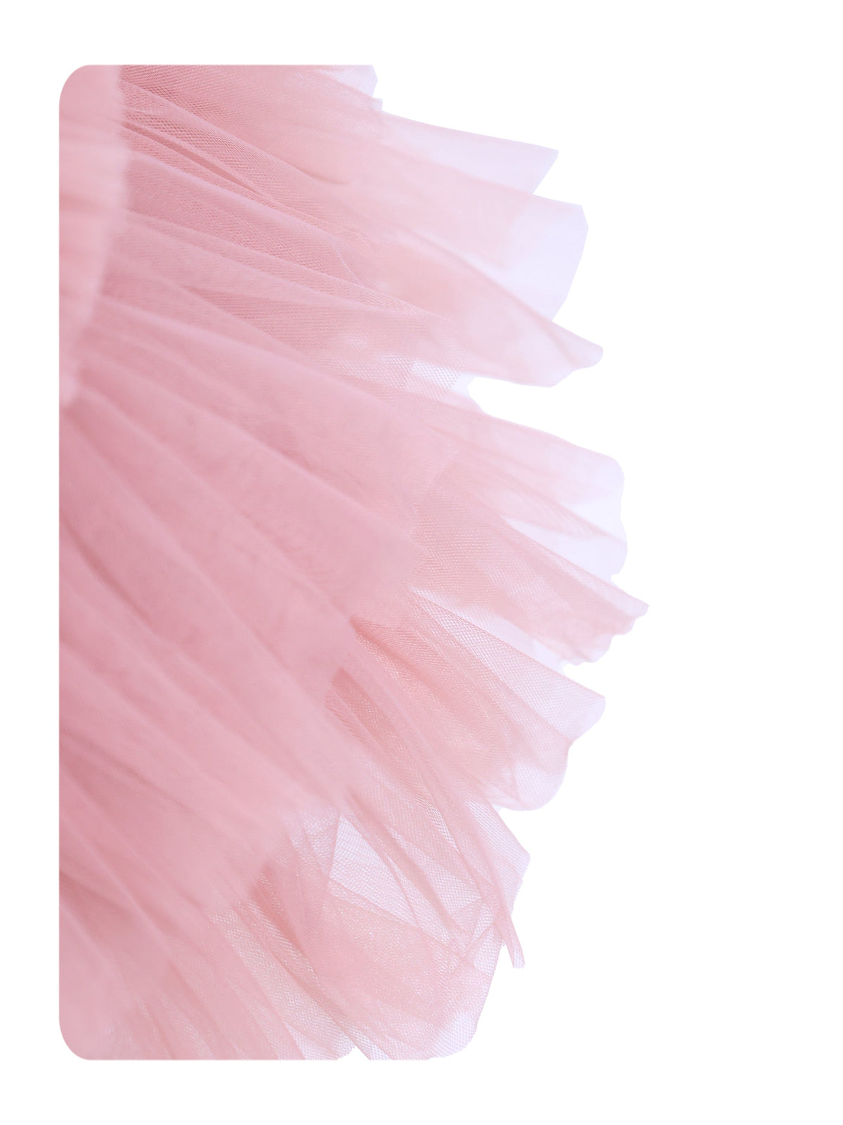 Enfance Short Sleeve Sequins Embellished Layered Party Net Dress - Onion Pink