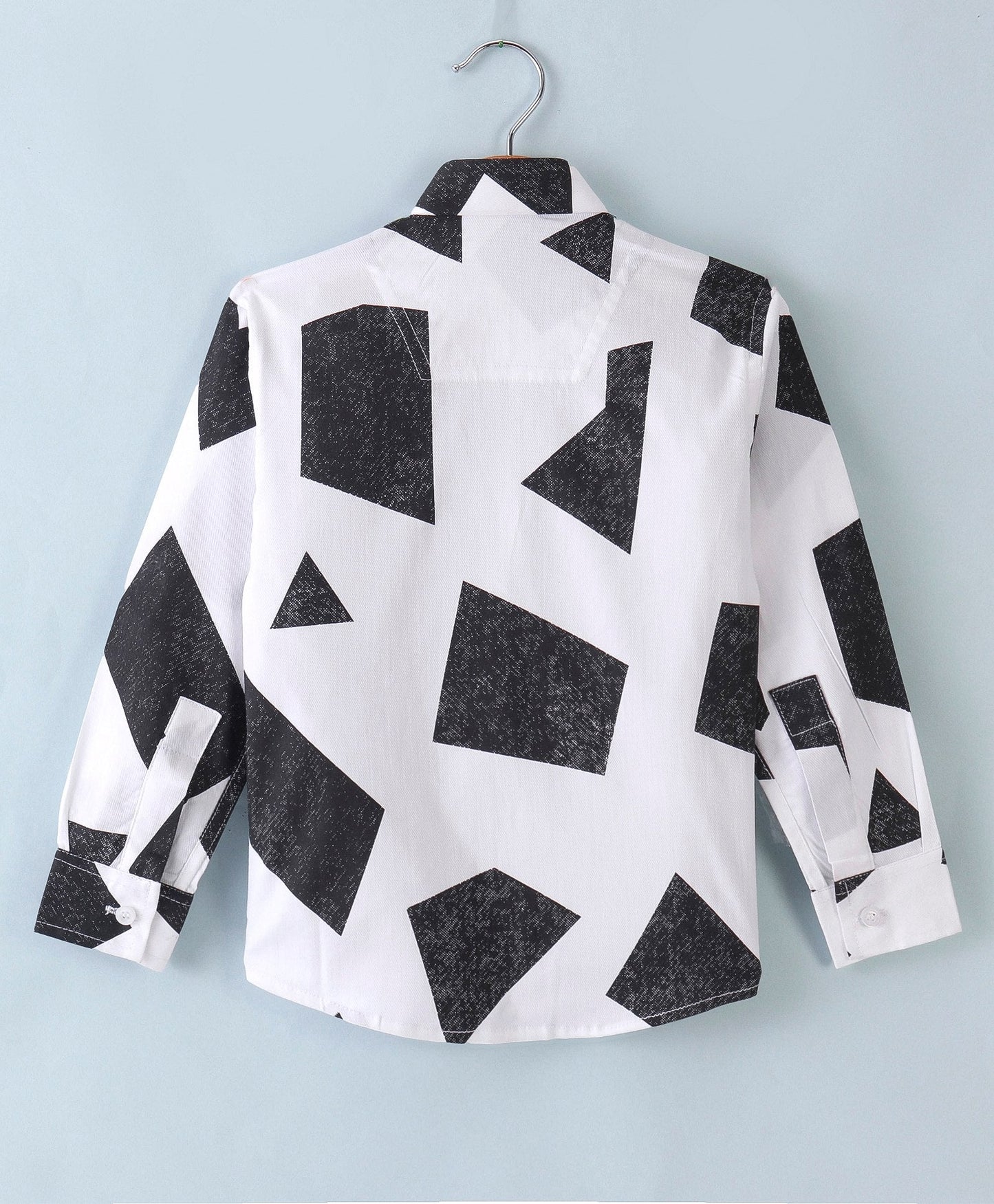 Dapper Dudes Full Sleeves Printed Shirt - Black