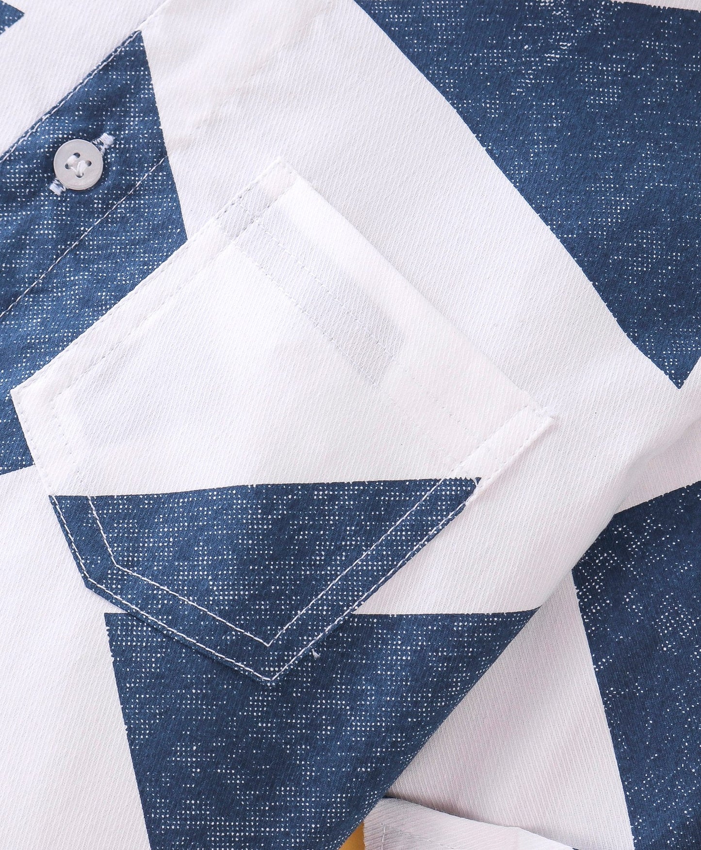 Dapper Dudes Full Sleeves Printed Shirt - Blue
