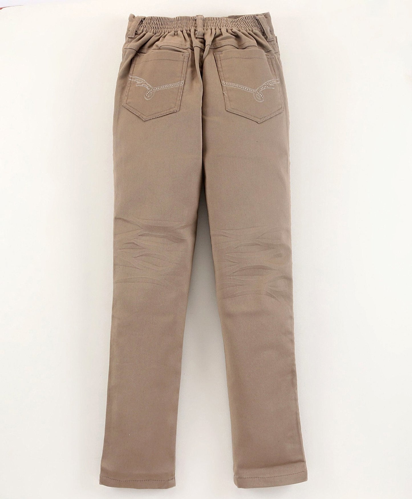 Dapper Dudes Full Length Solid Jeans  - Mouse