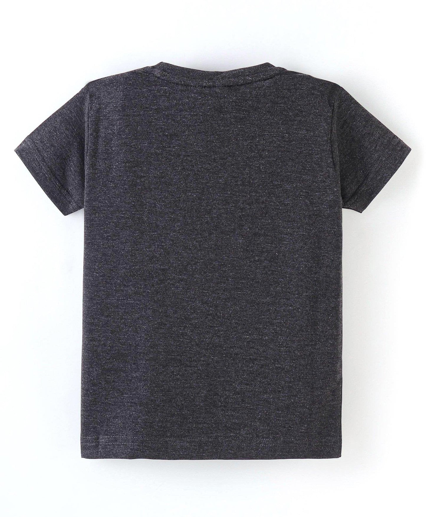 Dapper Dudes Half Sleeves Boys & Beep Print Tees - Red  D.Grey
