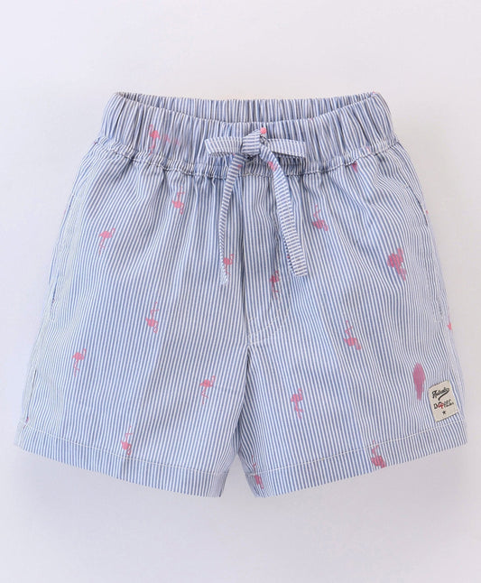 Dapper Dudes Striped Shorts - Blue